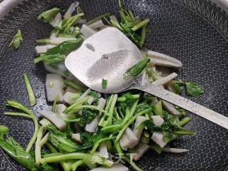 素炒藕條  （素菜）的做法步驟：6