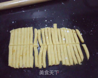 烤箱版~紅薯薩其瑪的做法步驟：7