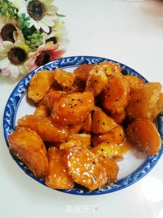 拔絲地瓜的做法步驟：10