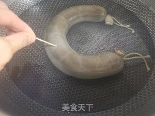 蒜泥血腸的做法步驟：1