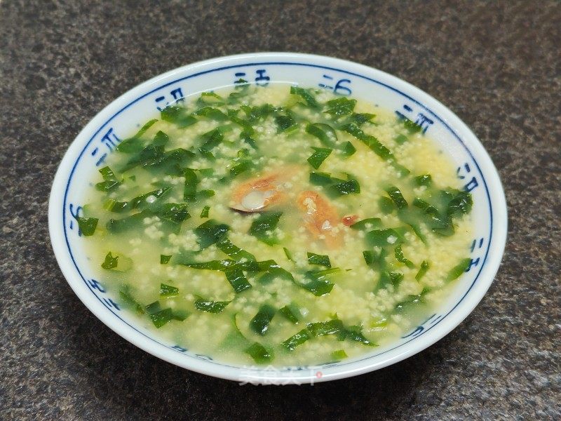 苦麥菜小米粥的做法