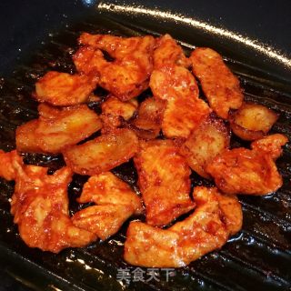 韓式辣醬煎豬肉的做法步驟：8