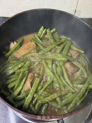 四季豆燉排骨的做法步驟：13
