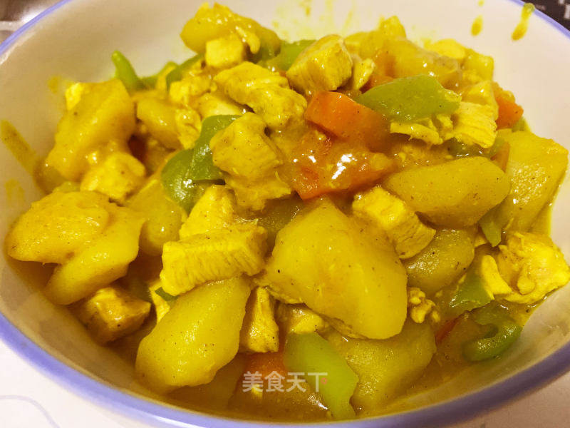 咖喱土豆雞丁的做法