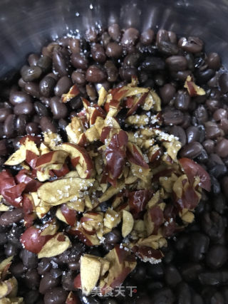 紅豆粘豆包的做法步驟：5
