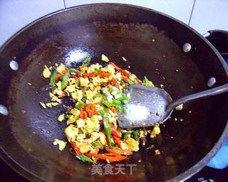 雙椒豆豉炒雞蛋的做法步驟：8
