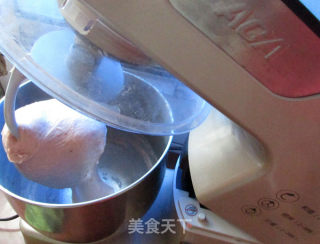 紅曲米酒吐司的做法步驟：7
