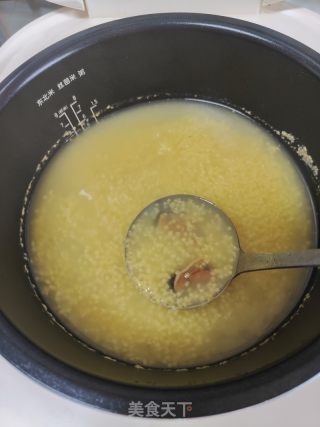 苦麥菜小米粥的做法步驟：6