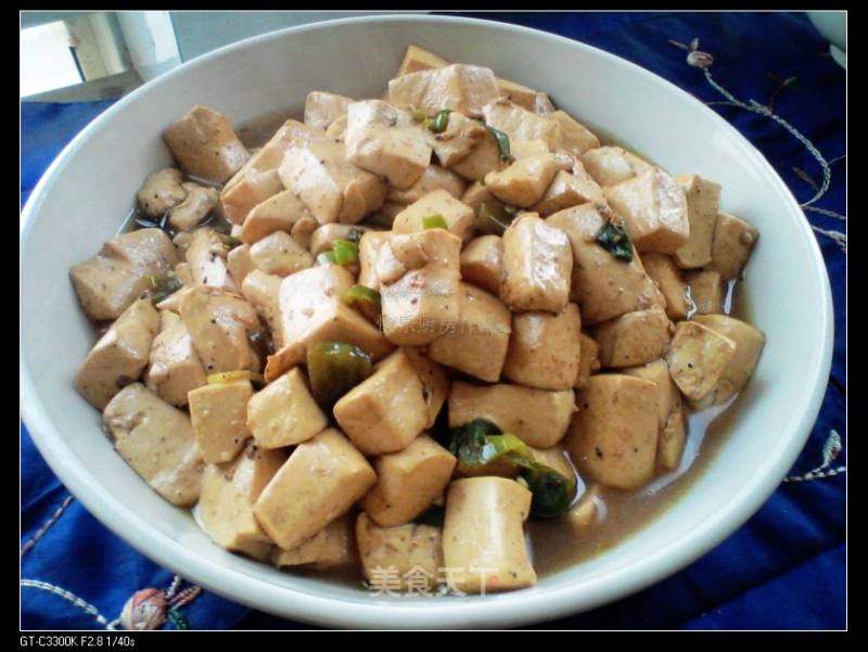 雙椒豆腐的做法