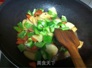 什錦炒年糕的做法步驟：9