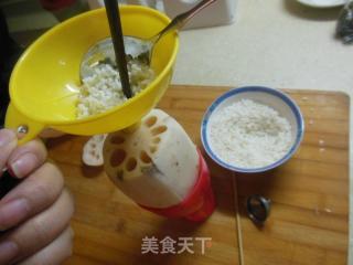 桂花糯米藕——送三分鐘搞定的灌米秘方的做法步驟：7