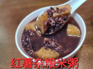 紅薯雜糧米粥的做法步驟：7