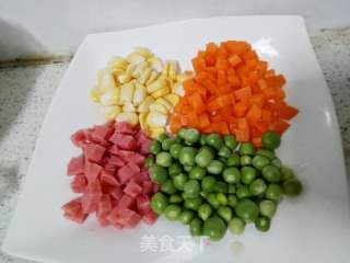 菠蘿飯的做法步驟：2