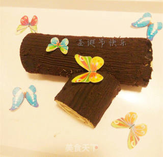 簡單的的愛，法國甜點樹干蛋糕的做法步驟：23