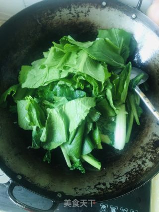 清炒芥菜的做法步驟：5