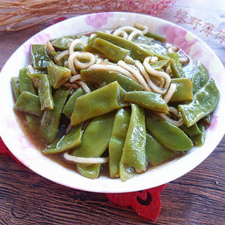 粉條燉扁豆