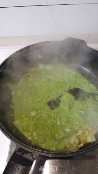 自制羅勒醬意面-便宜好吃的做法步驟：5