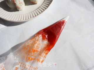 海苔火腿飯團(tuán)（剩米飯花樣吃法）的做法步驟：7