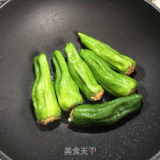青椒釀肉的做法步驟：6