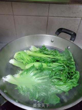 蒜末干辣椒炒芥菜的做法步驟：3
