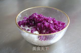 紫甘藍飯團的做法步驟：4