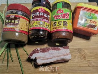 炸醬面的做法步驟：1
