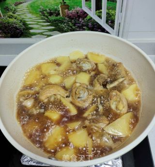 雞腿燉土豆的做法步驟：2