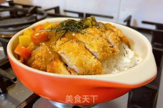咖喱豬扒飯的做法步驟：12