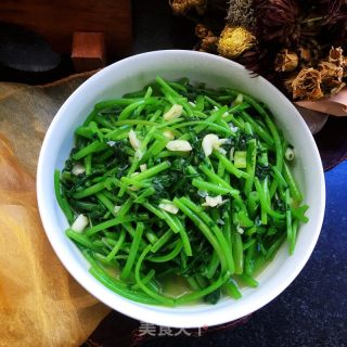 爽口茼蒿菜的做法步驟：8