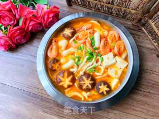韓式泡菜鍋的做法步驟：14