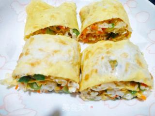 “米飯”蛋卷壽司的做法步驟：15
