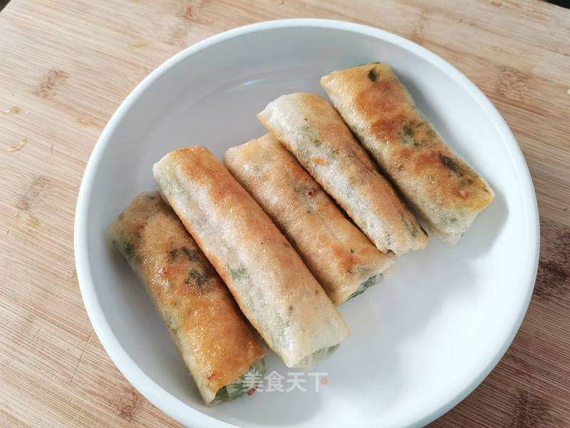 三鮮薺菜冬筍香干春卷---年夜飯冷盤之一的做法