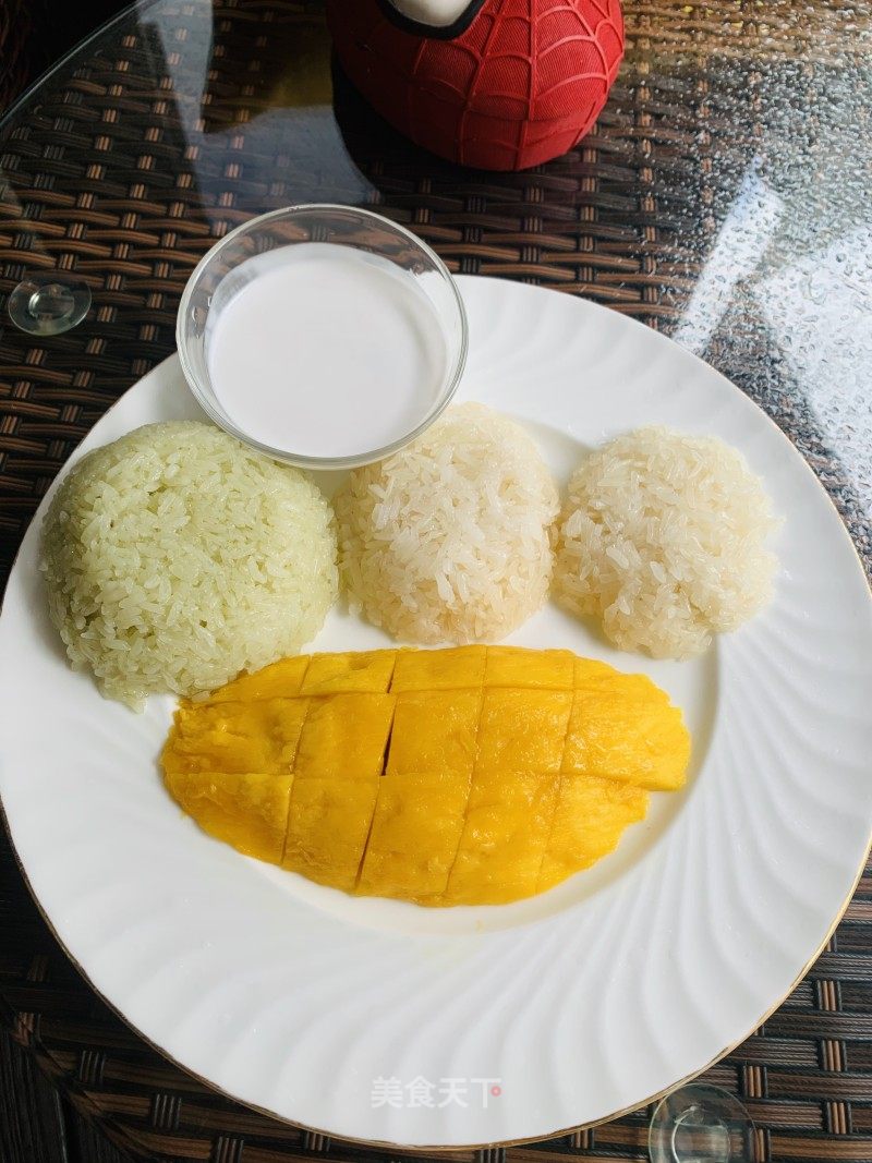 芒果糯米飯的做法