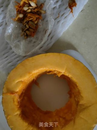 清蒸南瓜的做法步驟：1