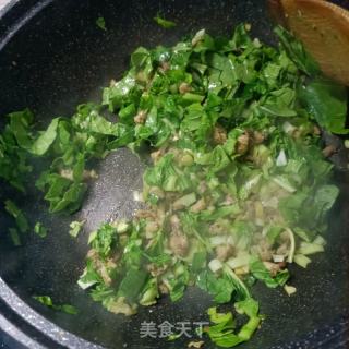 肉沫海米青菜粥的做法步驟：12