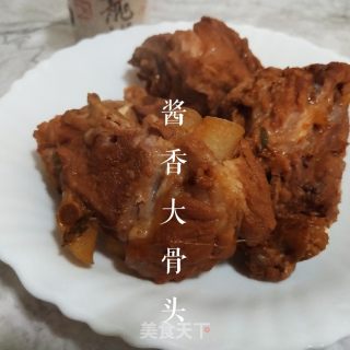 醬大骨頭的做法步驟：5