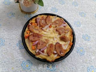 肉肉披薩的做法步驟：7