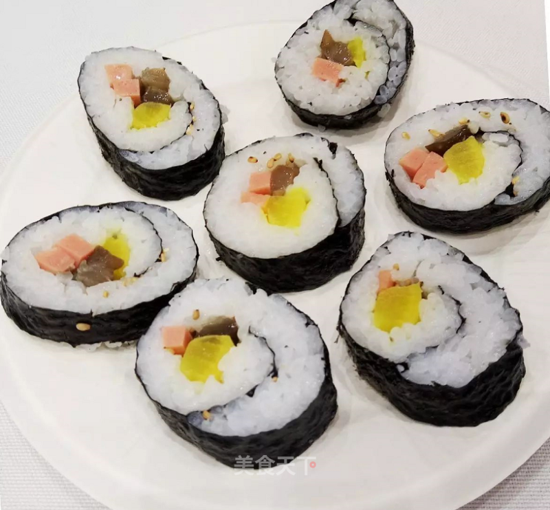 海參壽司的做法