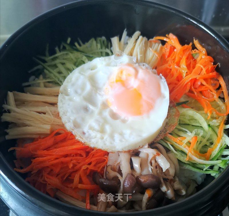 韓式拌飯的做法