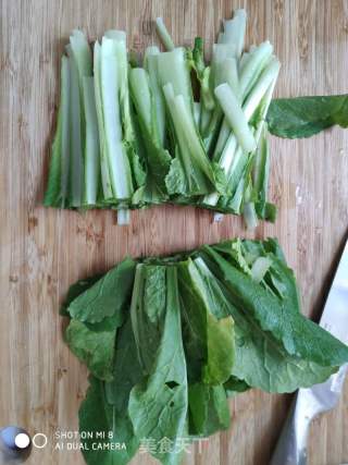 小白菜丸子湯的做法步驟：1
