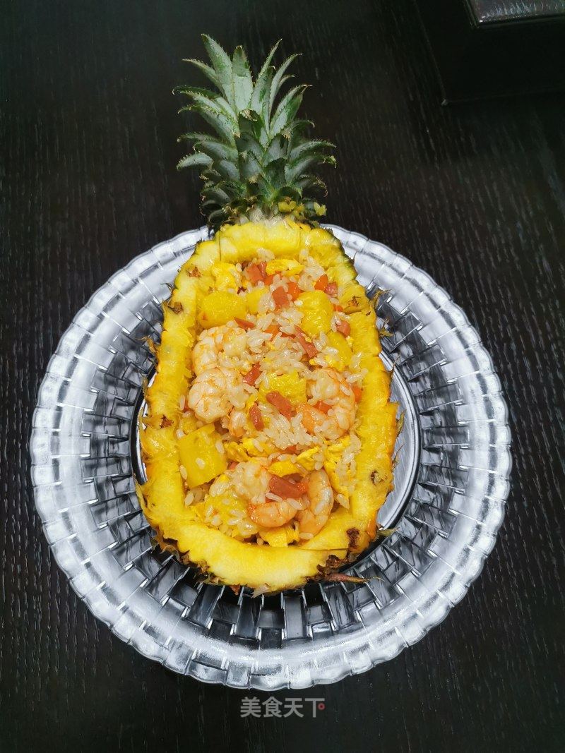 蝦仁菠蘿炒飯的做法
