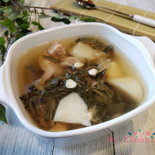 咸豬骨山藥菜干湯