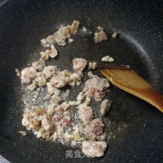 肉沫海米青菜粥的做法步驟：9