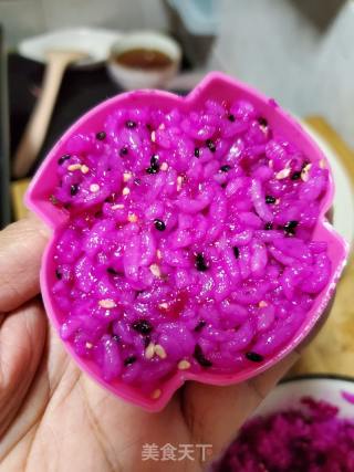 火龍果飯團的做法步驟：8