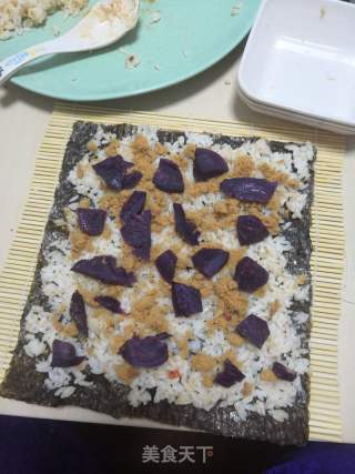紫薯壽司的做法步驟：5