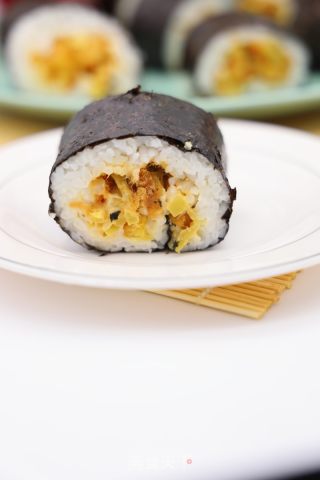 油條榨菜壽司的做法步驟：7