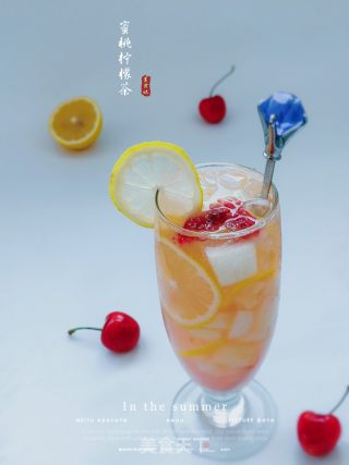 蜜桃檸檬茶的做法步驟：1