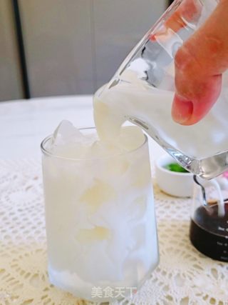 桃桃西打冰拿鐵的做法步驟：5