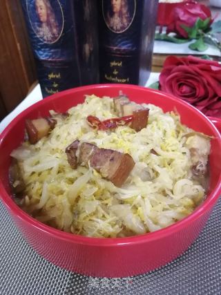 紅燒肉燉酸菜的做法步驟：10