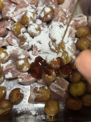 黃皮蒸排骨的做法步驟：5